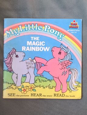 My Little Pony "The Magic Rainbow" Storybook & Record